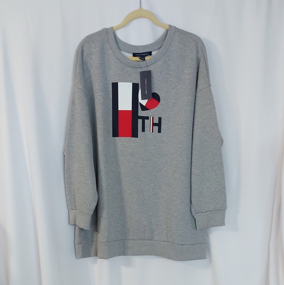 Tommy hilfiger sweaters size 1X color gray - Picture 2 of 8